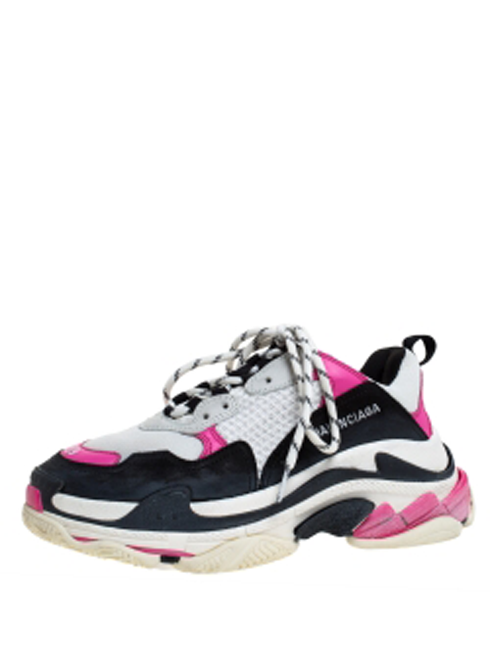 Balenciaga Triple S Trainers White Pink