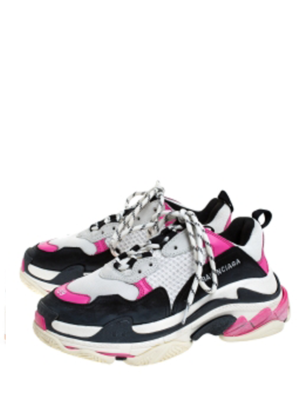 Balenciaga Triple S Trainers White Pink