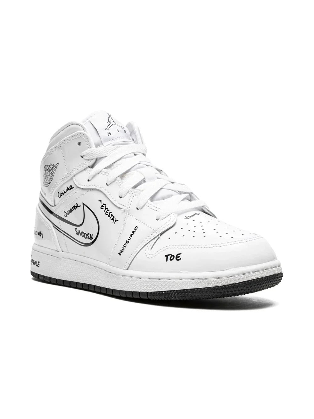 jordan retro 1 mid SCHEMATIC