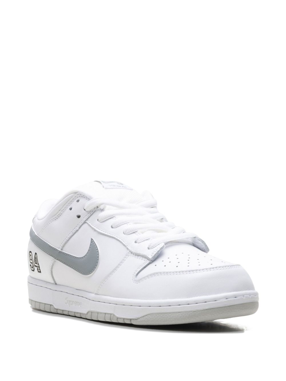 Supremee x Nik_ee SB Dunk Low Metallic Silver 1856