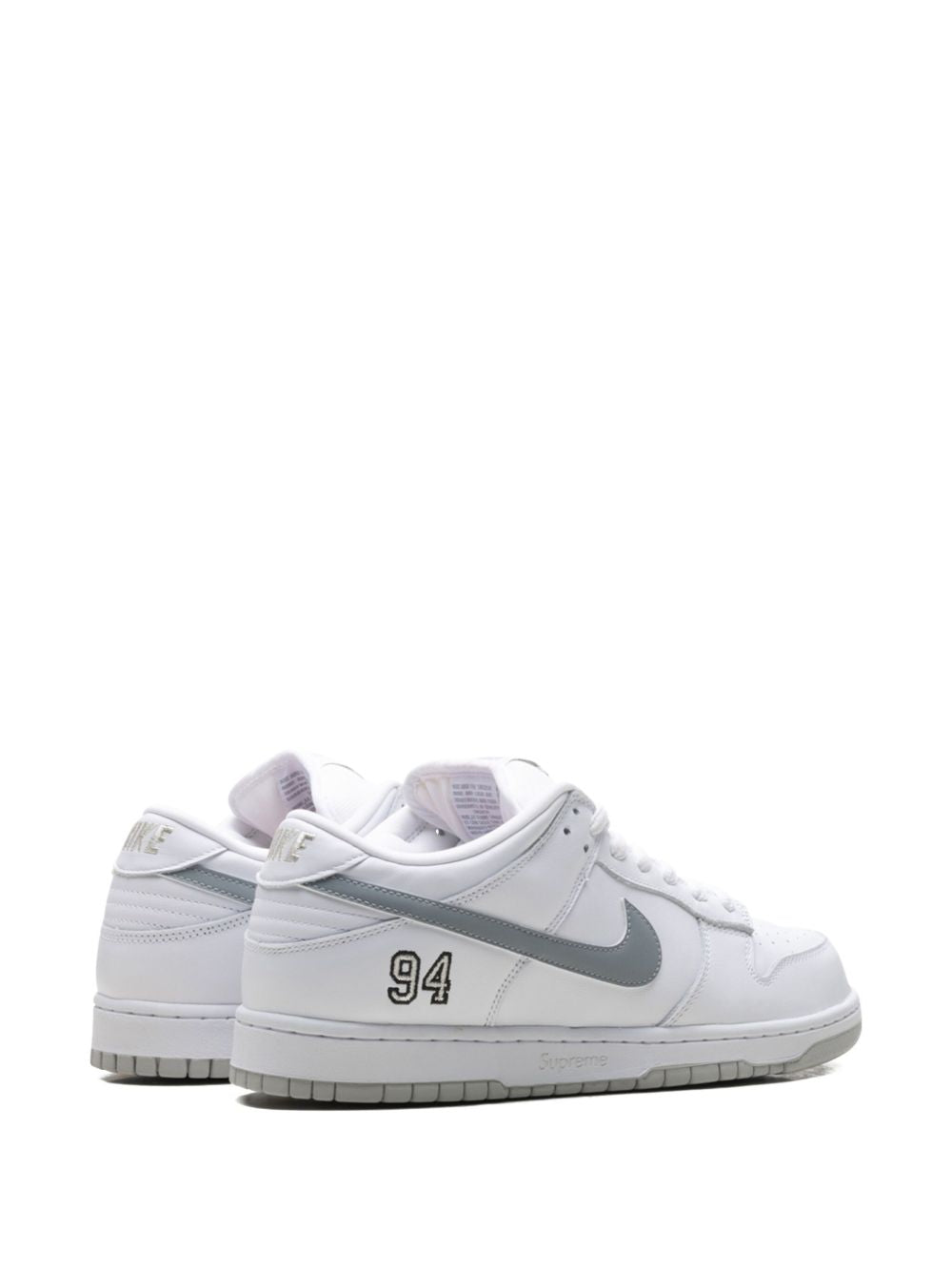 Supremee x Nik_ee SB Dunk Low Metallic Silver 1856