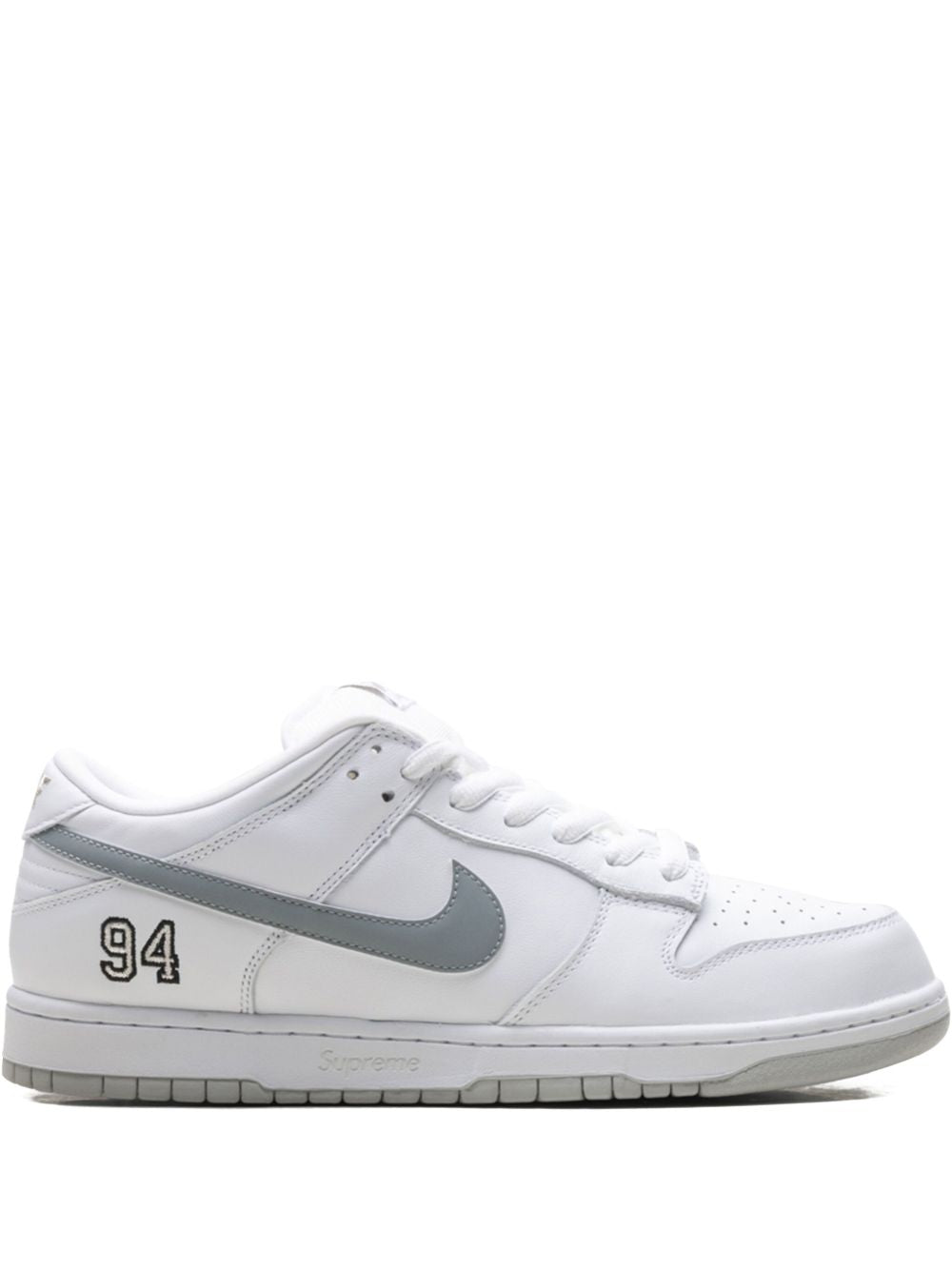 Supremee x Nik_ee SB Dunk Low Metallic Silver 1856