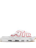 NIKE UPTEMPO SLIDES RED WHITE