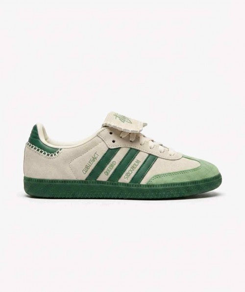 ADIDASS SAMBA X STUSSY WHITE_GREEN 2064