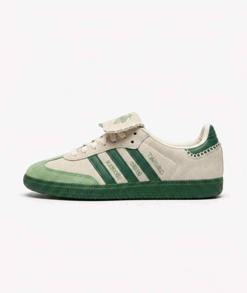 ADIDASS SAMBA X STUSSY WHITE_GREEN 2064