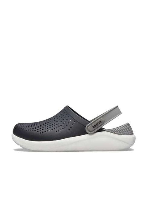 crocss literide black white