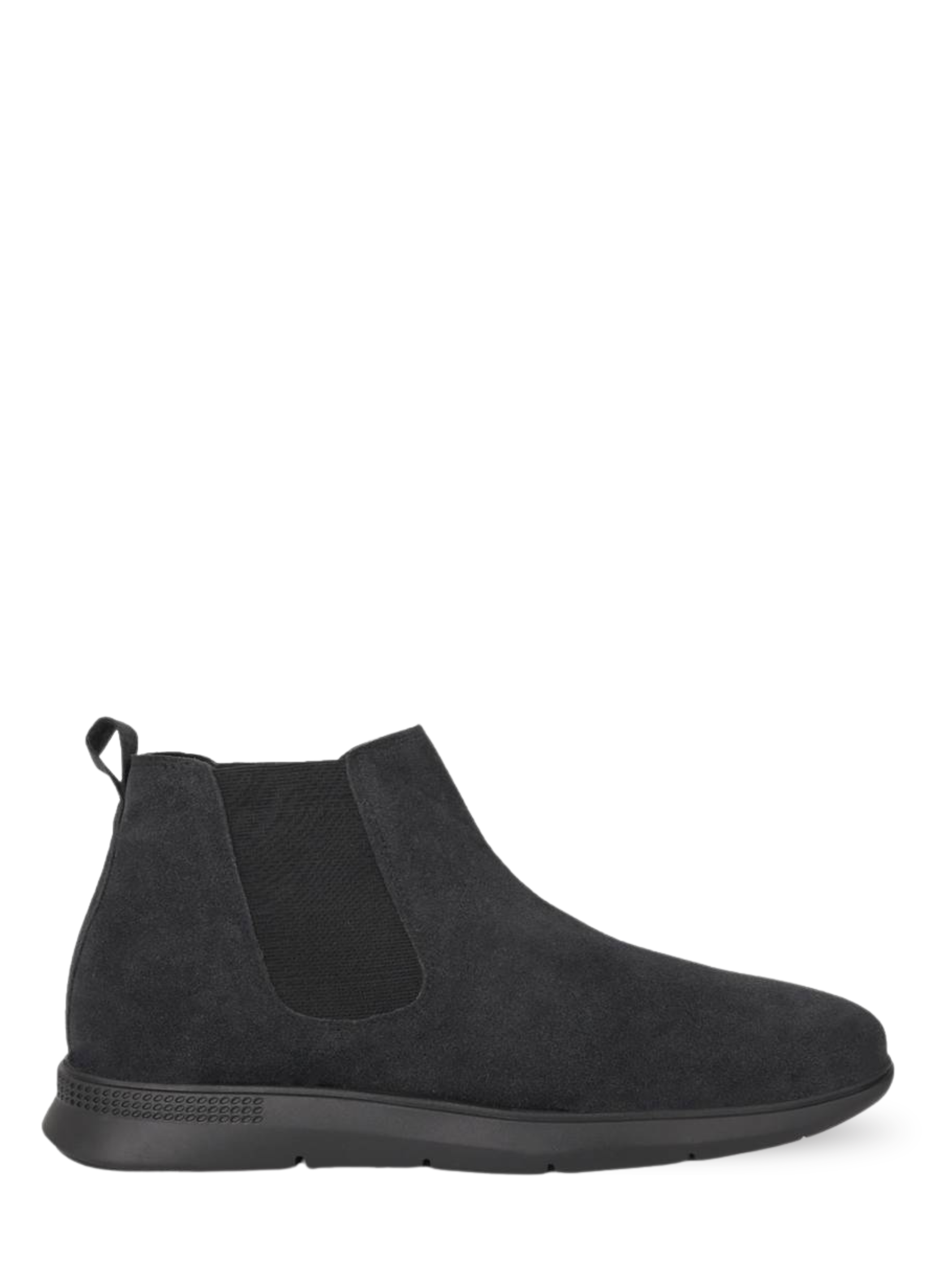 Zaraa Chain Chelsea Suede Black
