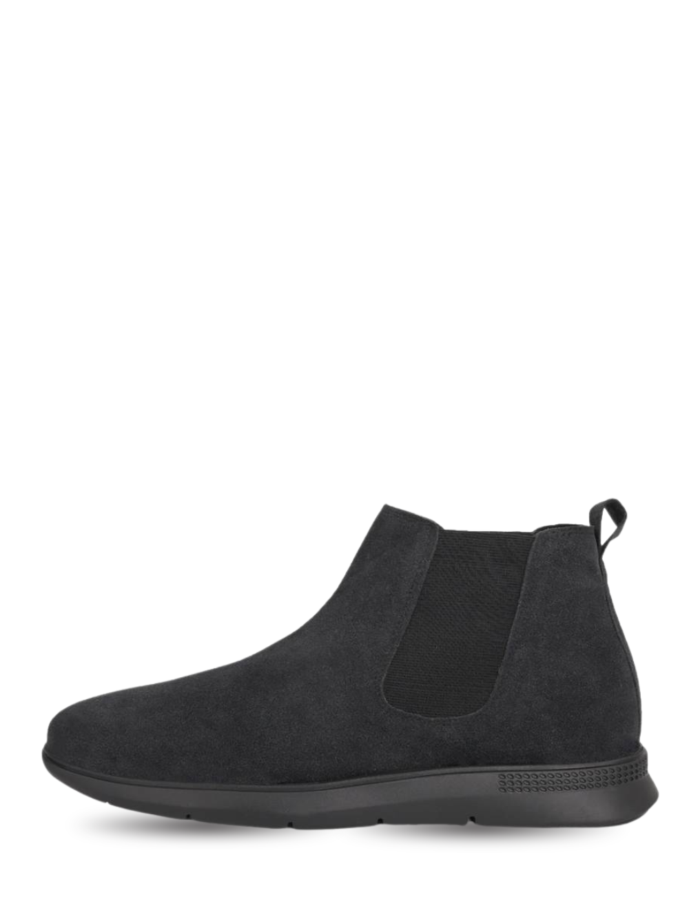 Zaraa Chain Chelsea Suede Black