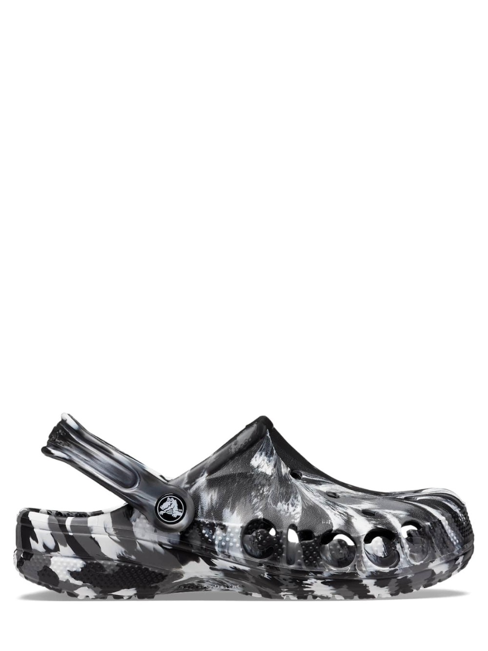 crocsclassic clog marbled black