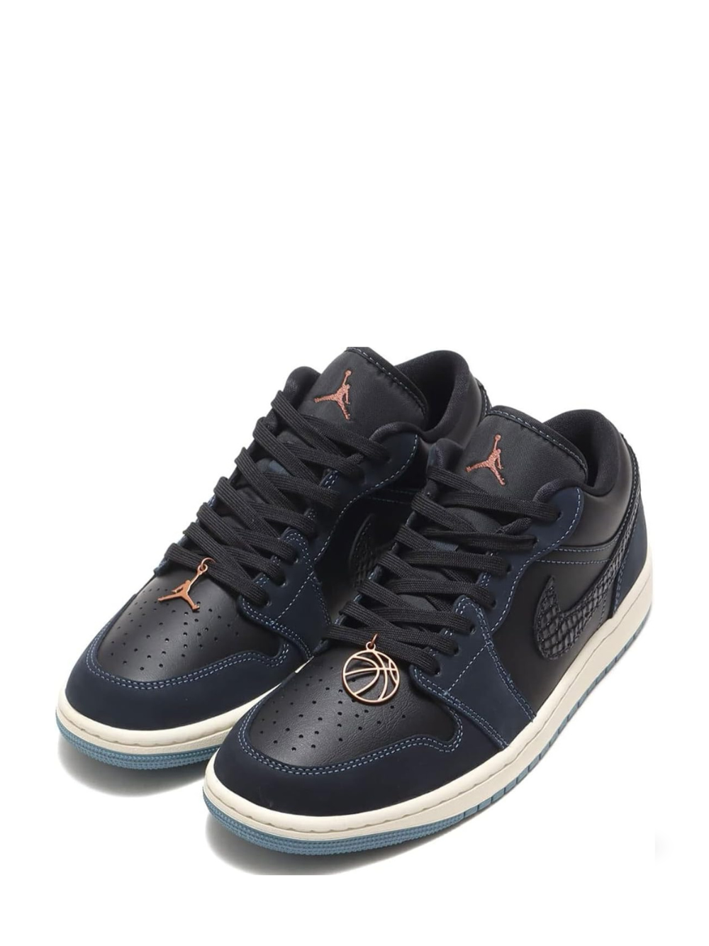 Nike Air Jordan 1 Low Pro Snake Skin Blue