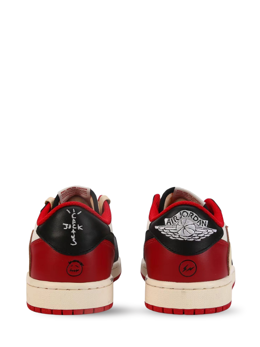 air jordan 1 x travis scott fragment red black