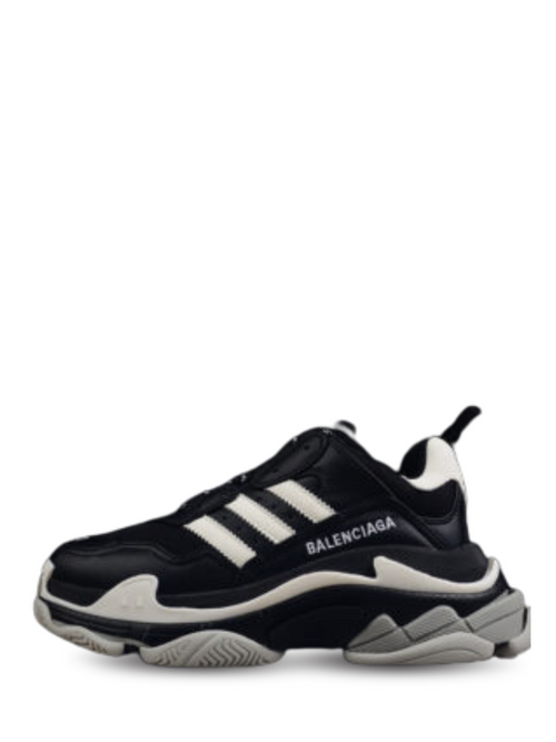 Adidas X Balenciaga Triple S Black 1028