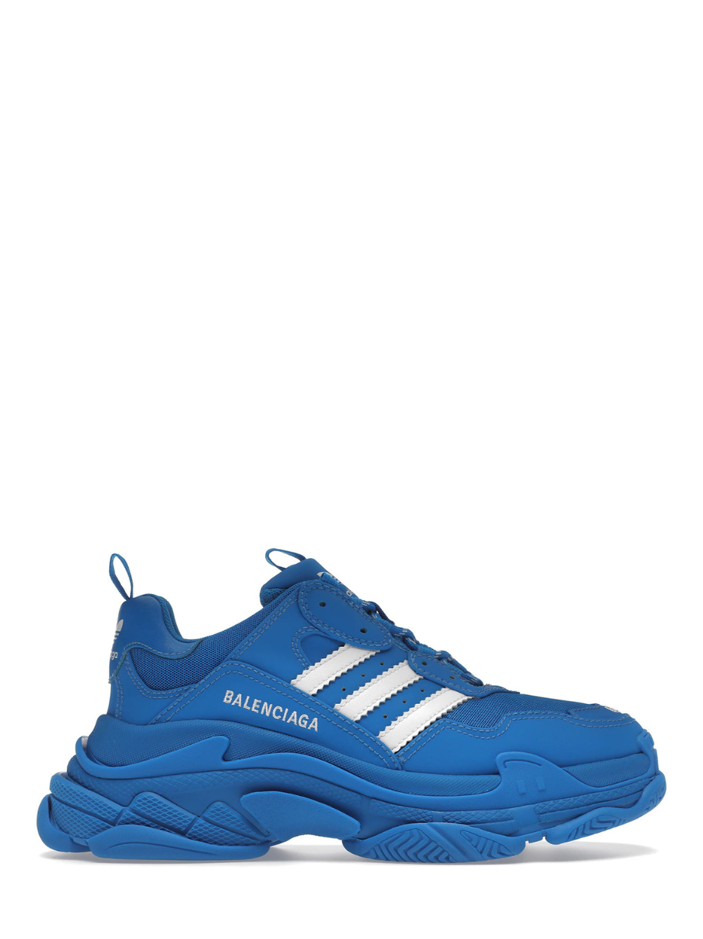 x balenciaga triple s blue