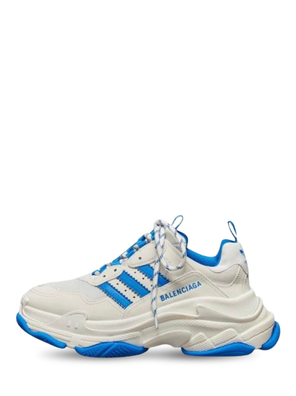 x balenciaga triple s white unc 1085