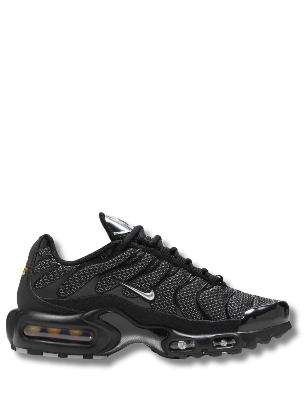 Nikee Airmax Plus Metallic Black Silver