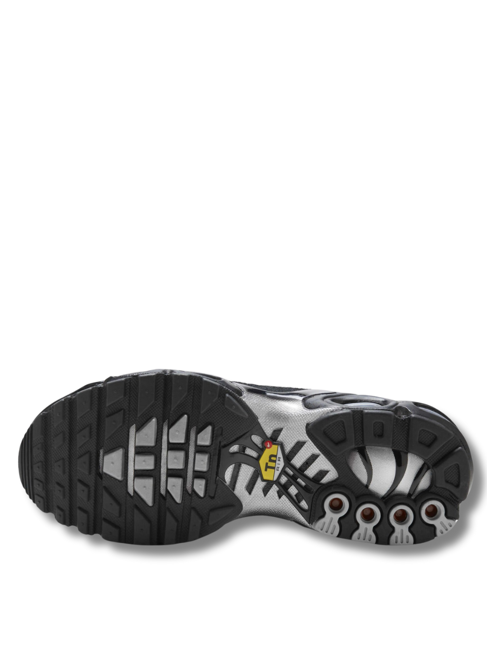 Nikee Airmax Plus Metallic Black Silver