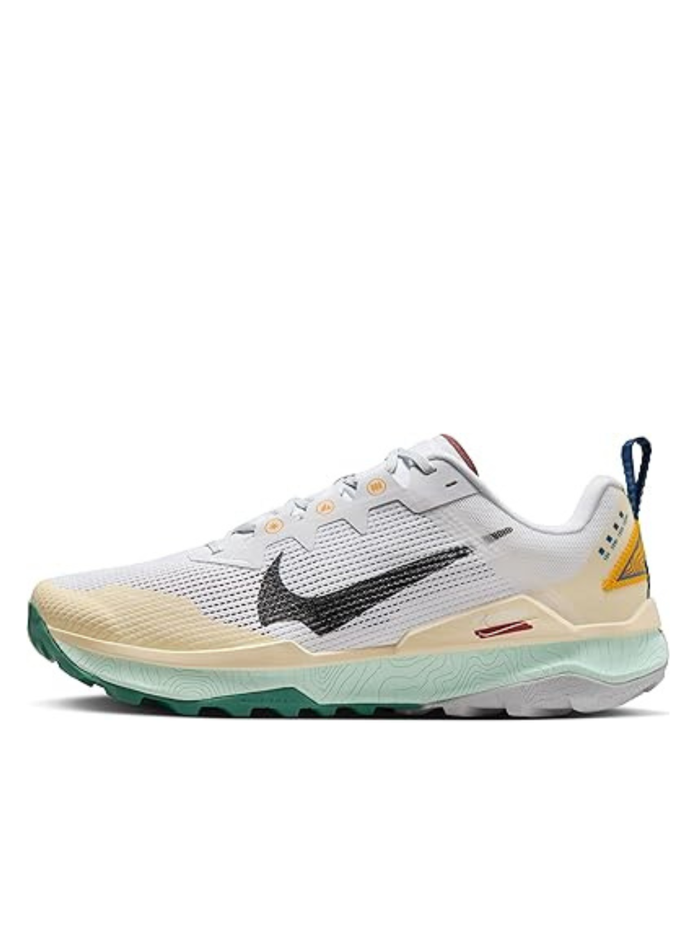 Nikee Wildhorse 8 Trail White Alabaster University Gold Black