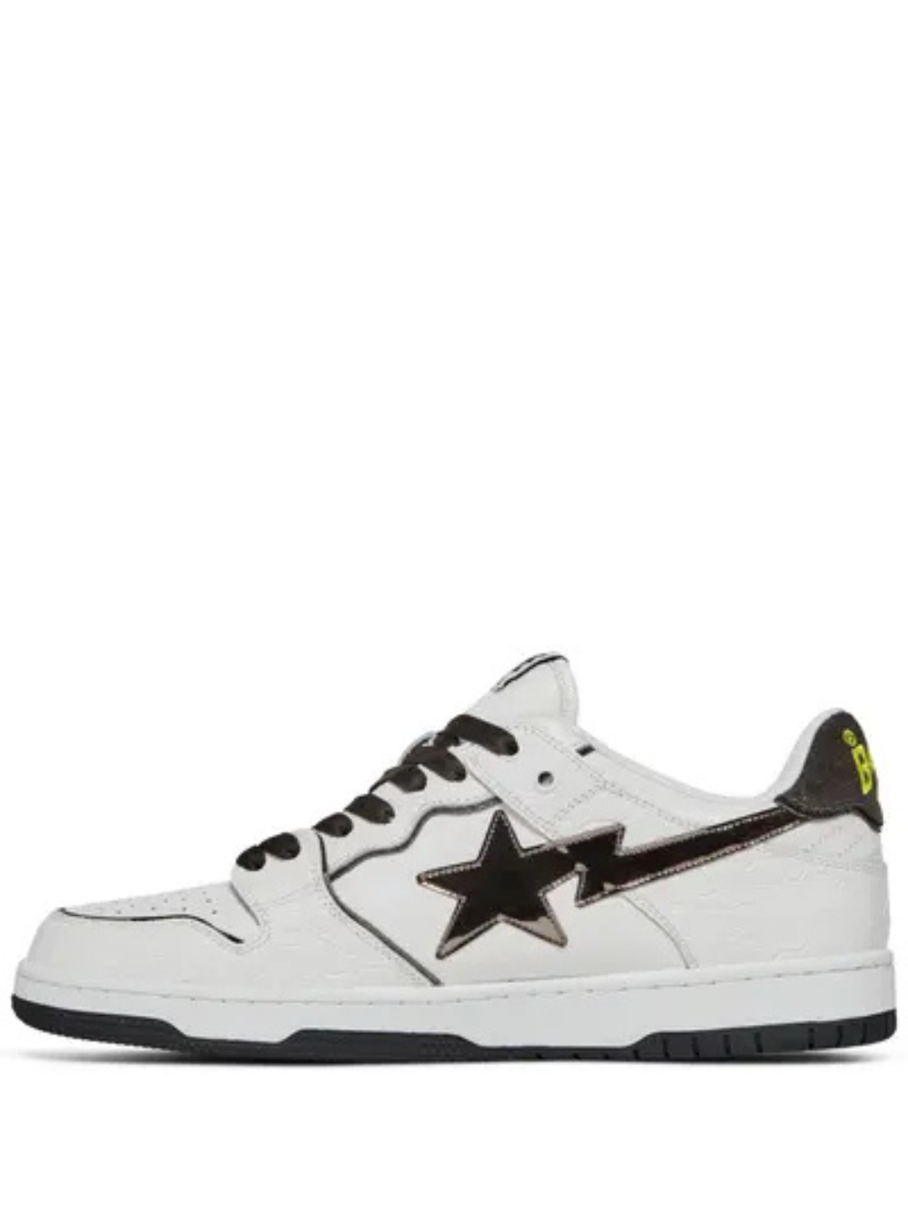 Bathing Ape Bape SK8 Sta White Silver