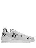 Louis Vuitton LV Monogram Trainer Black Logo Sneakers