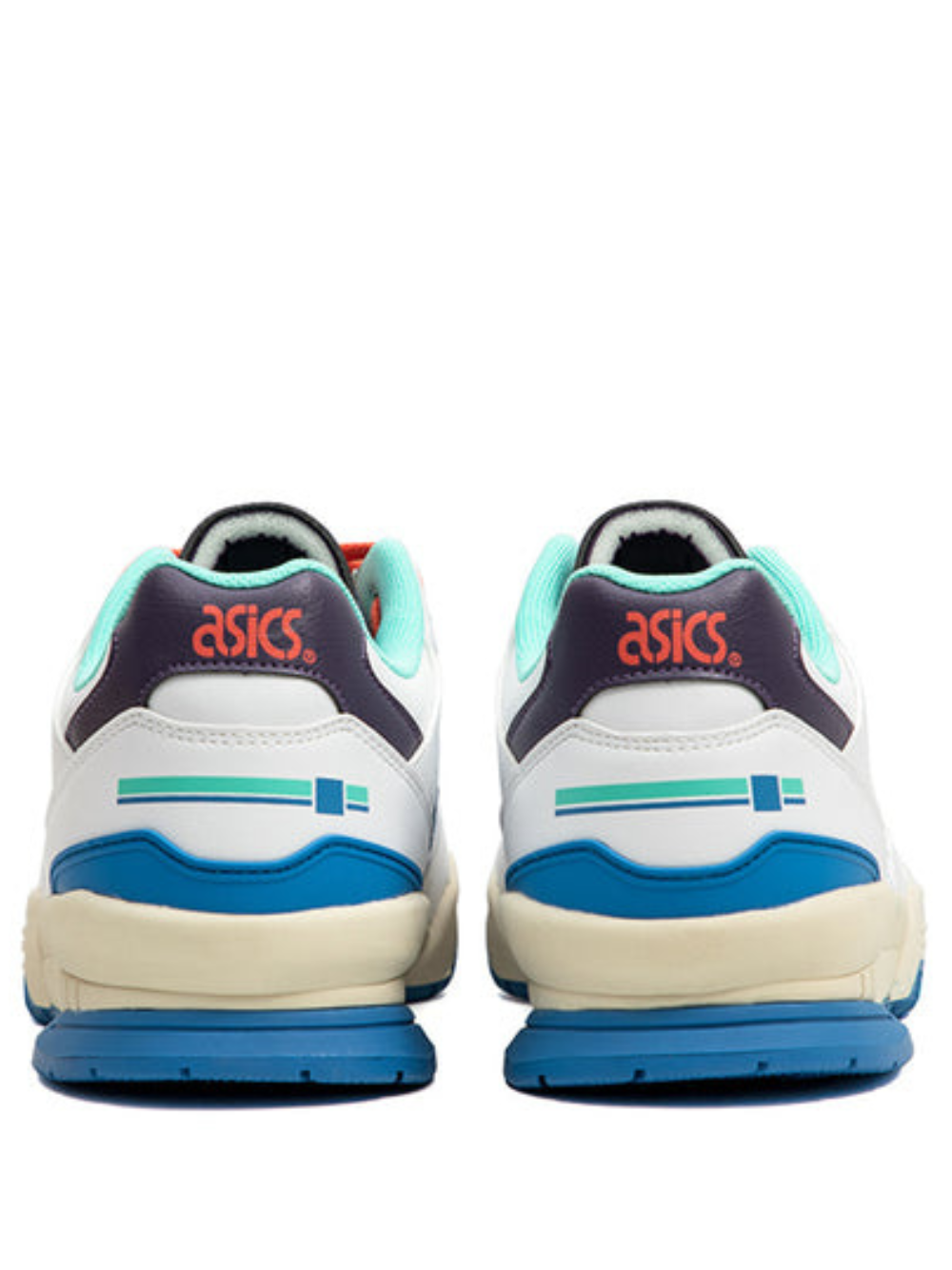 Asics gel spotlyte low v2 white navy blue