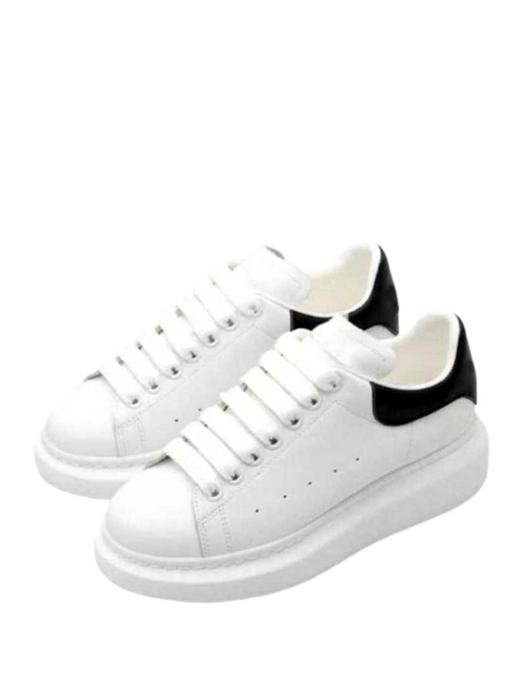 Alexander McQueen White Womens Premium Sneakers Semi UA