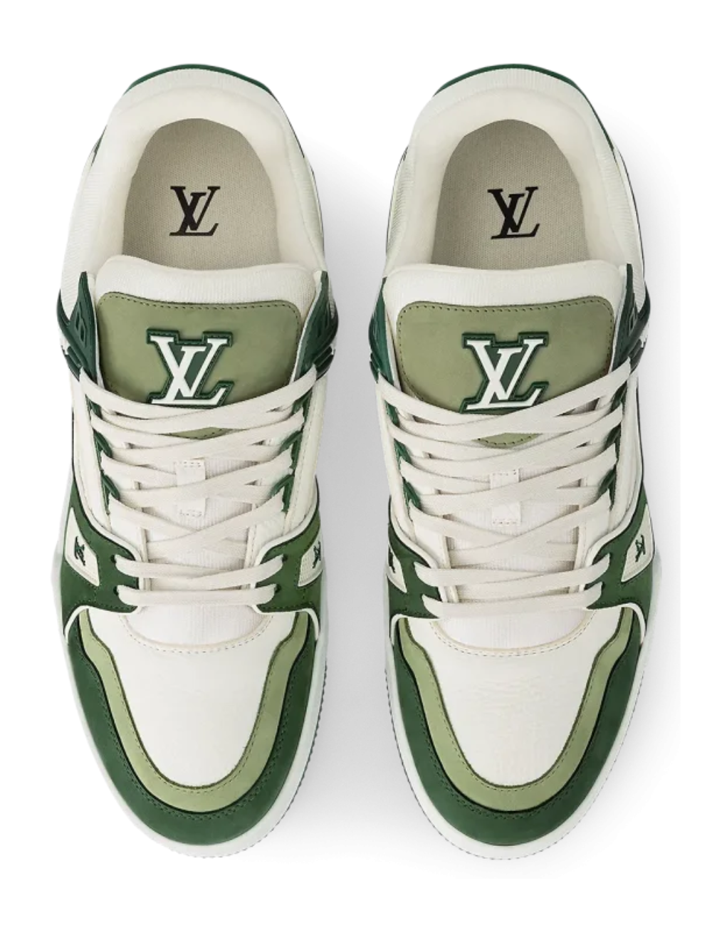 LOUIS VUITTON TRAINERS OLIVE GREEN