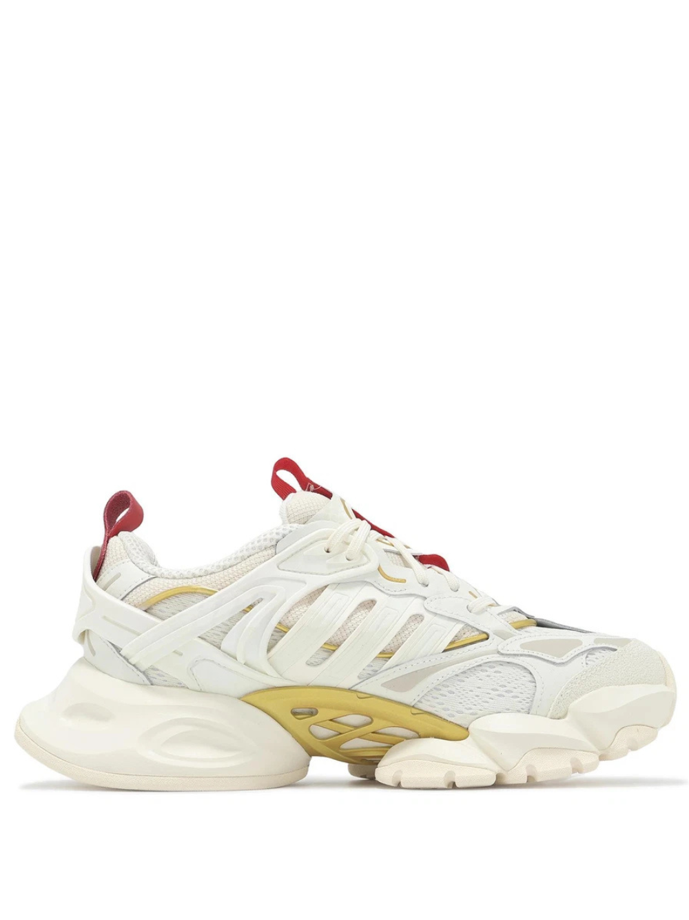 Adidass XLG Runner "White Gold Metallic Red"