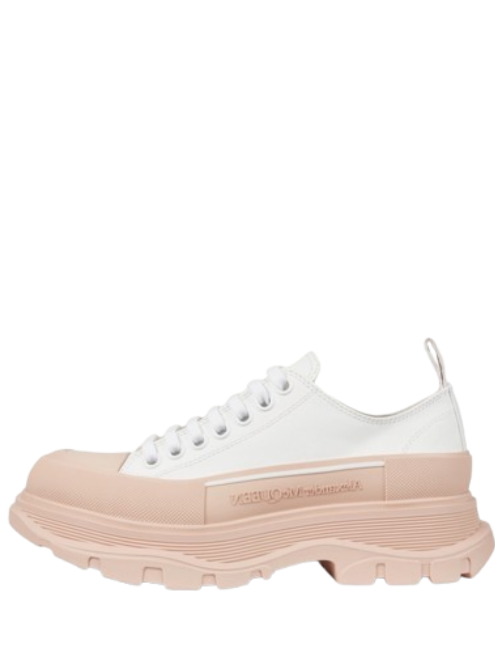 Alexander McQueen Tread Slick Low White peach