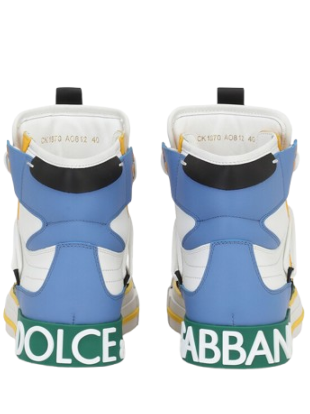 Dolce Gabbana Sneaker Calfskin 2 Zero custom High in Blu