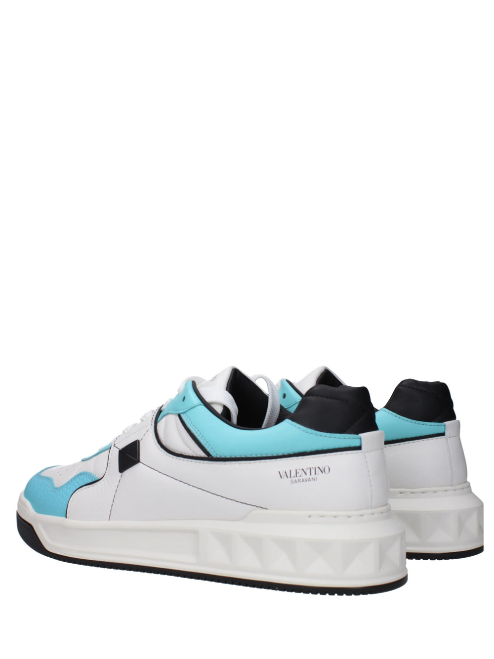 Valentinoo garavani one stud low top nappa sneaker white light blue fix