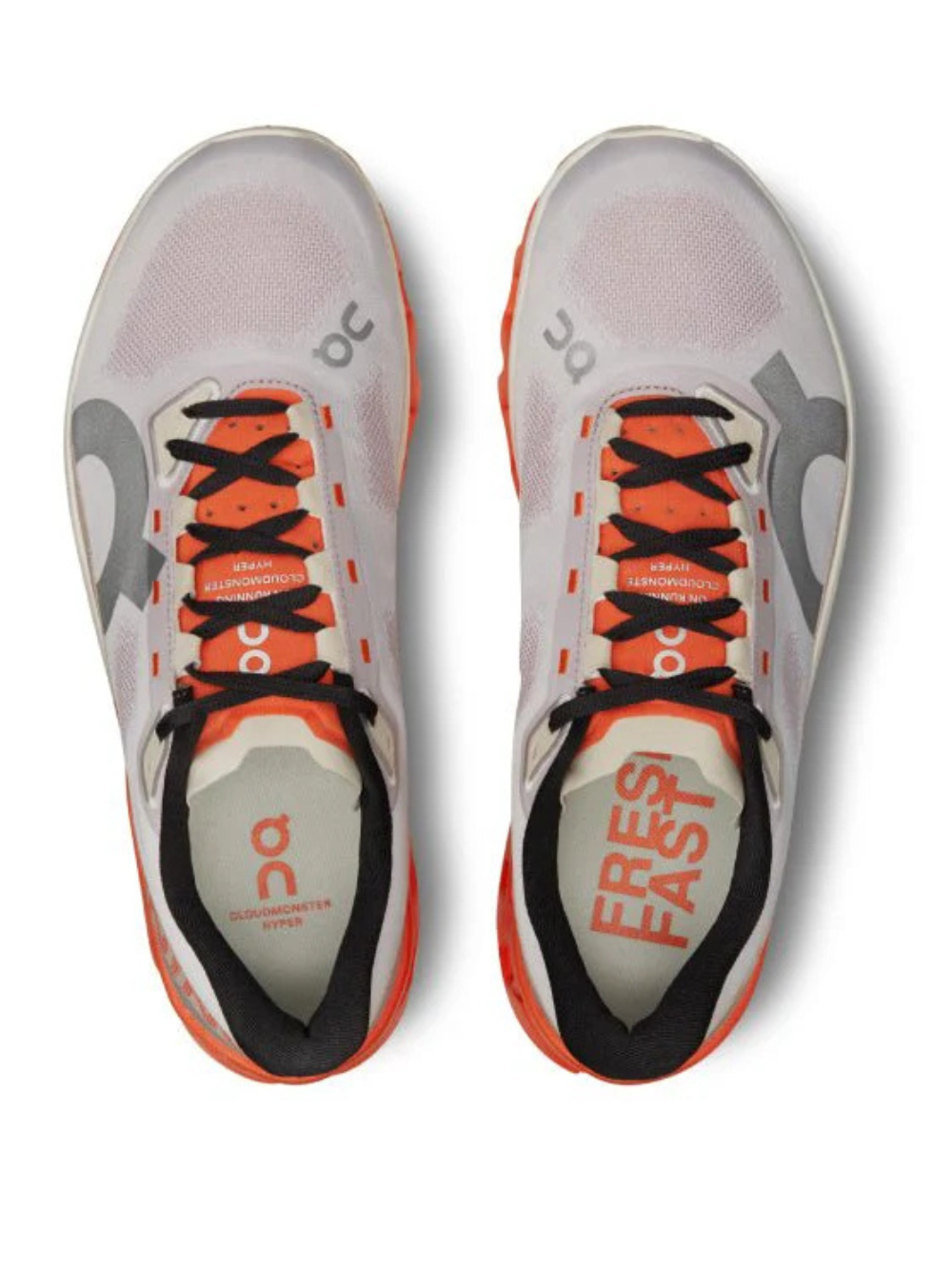 On Cloudmonster Hyper MEANS Shoes grey orange