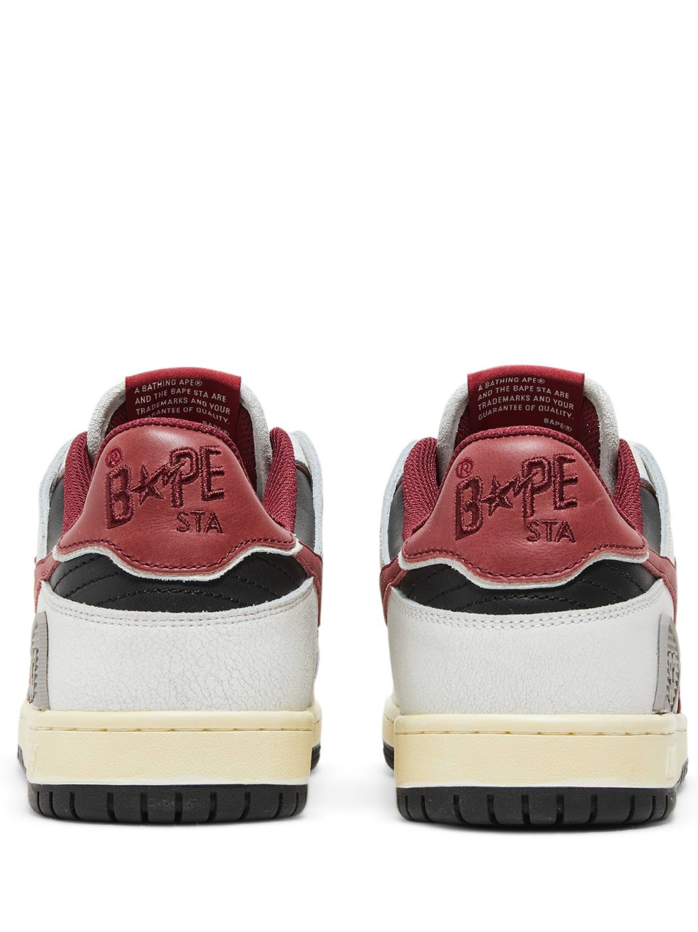 Bape Sk8 Sta Red Grey Black and grey are classic