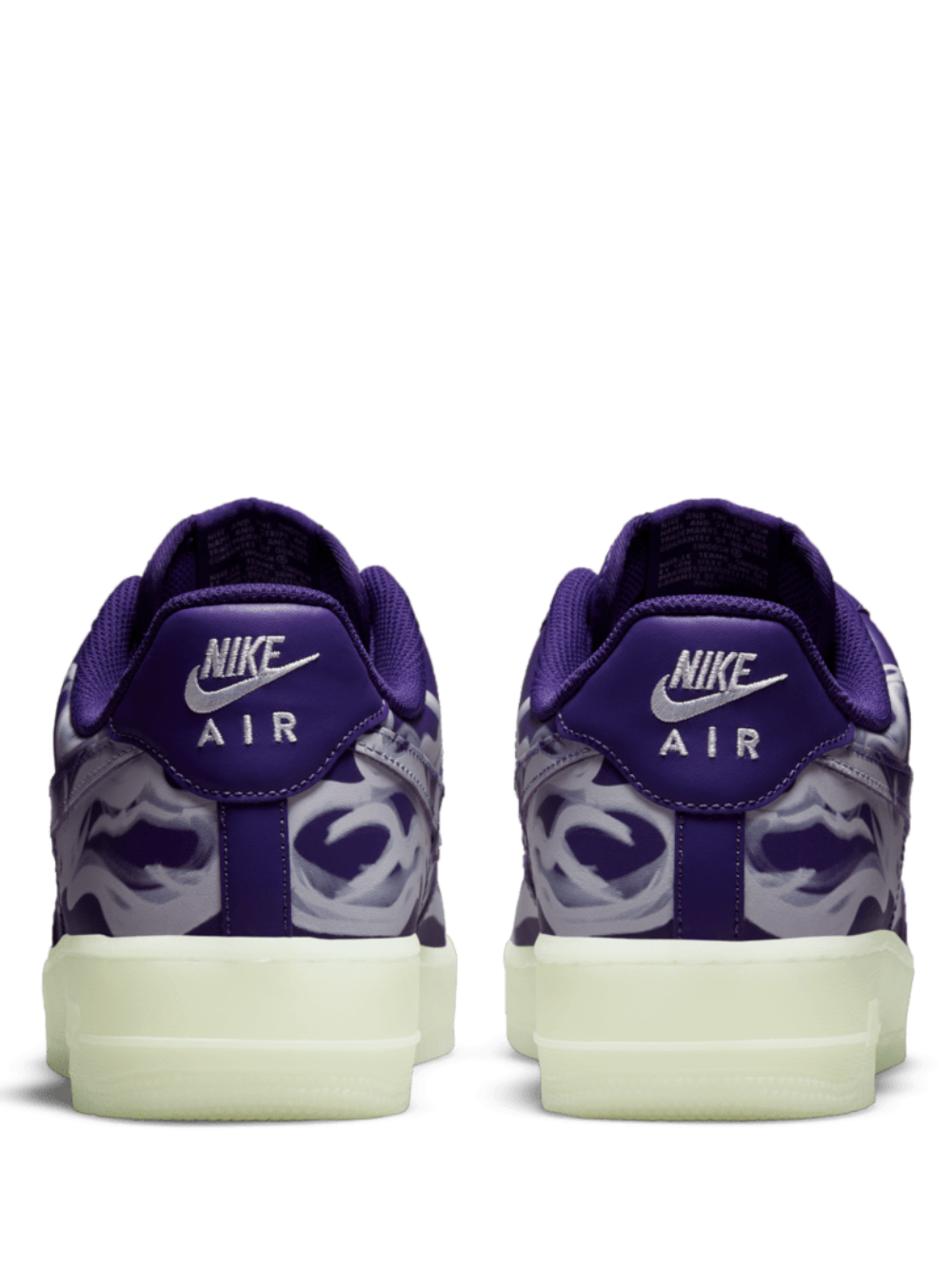 airforce 1 low skeleton qs glow in dark