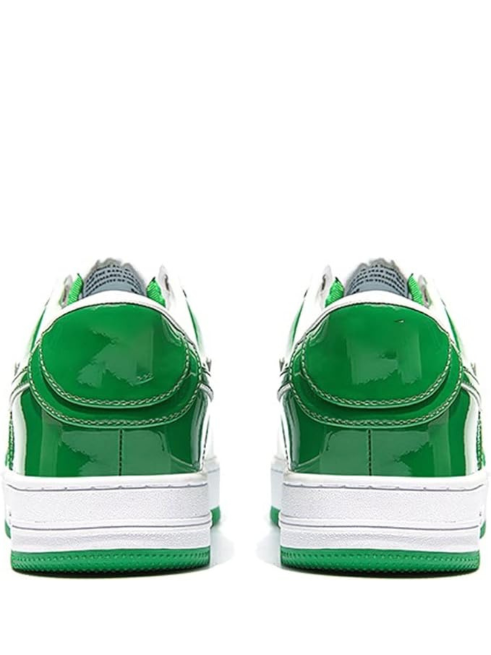 Bathing Ape Bape Sta Patent Leather Green White