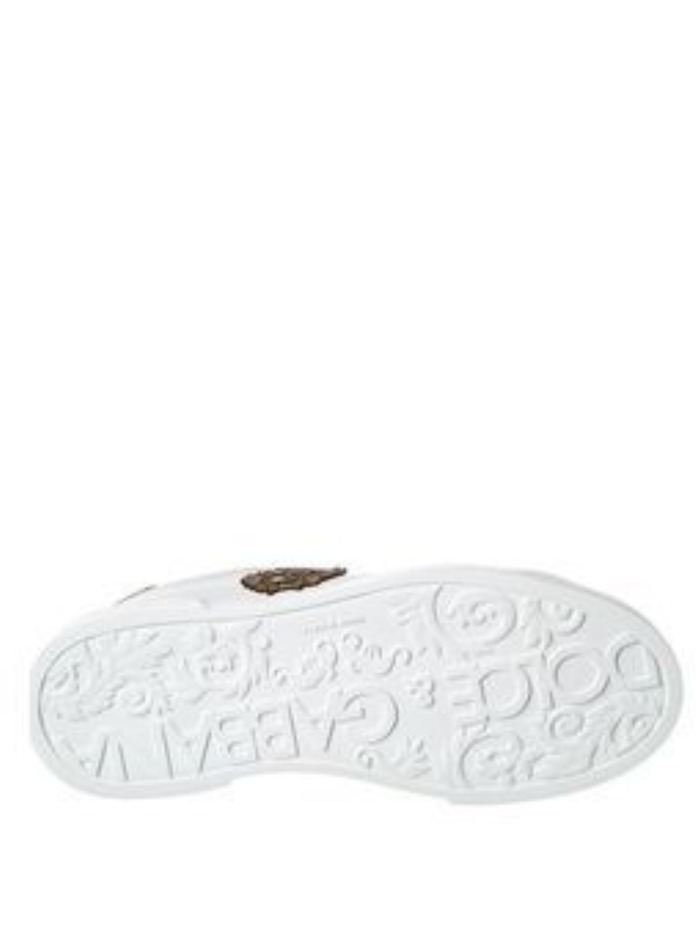 Dolce Gabbana Portofino Crown Patch White Gold