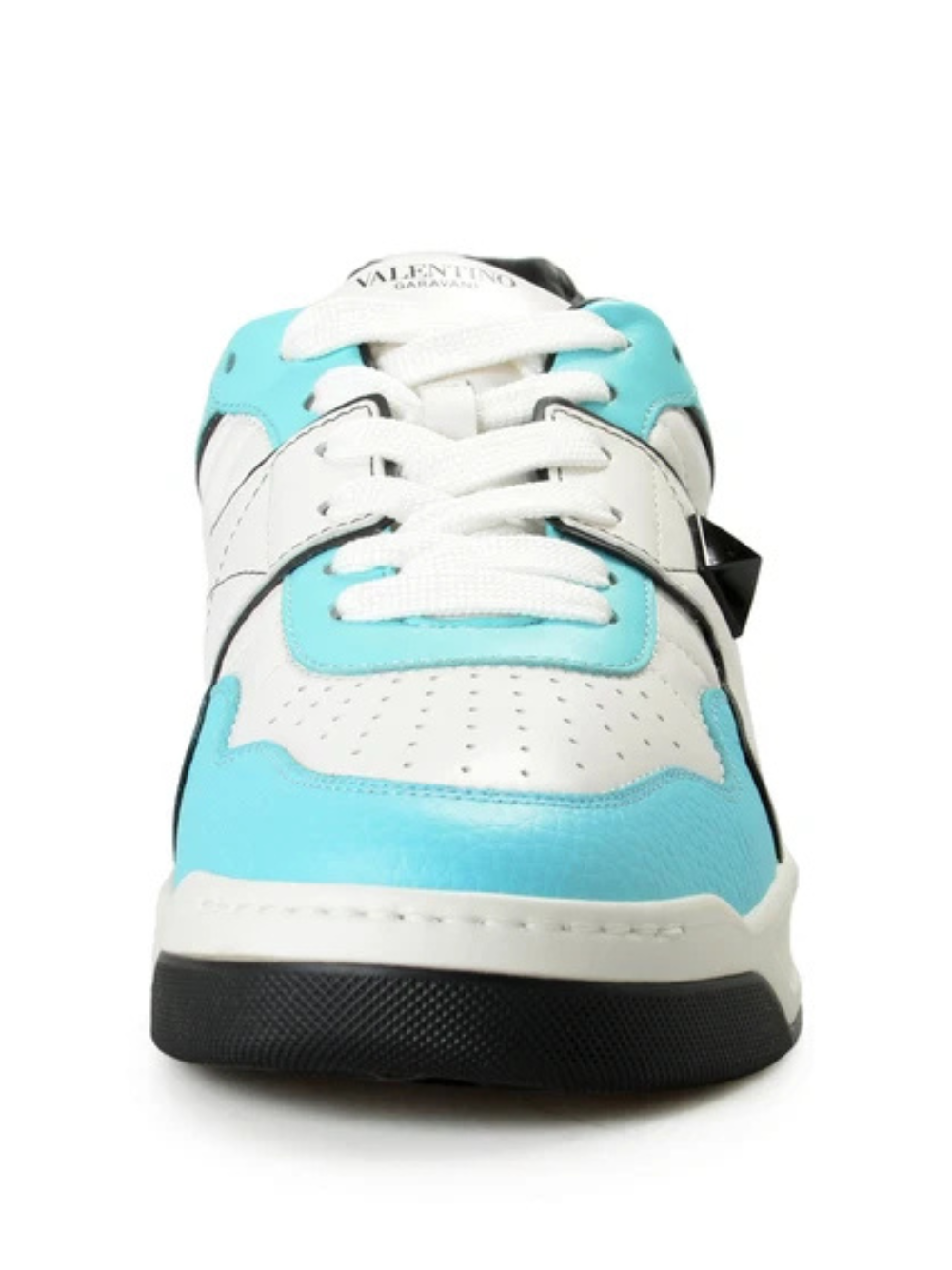 Valentinoo garavani one stud low top nappa sneaker white light blue fix