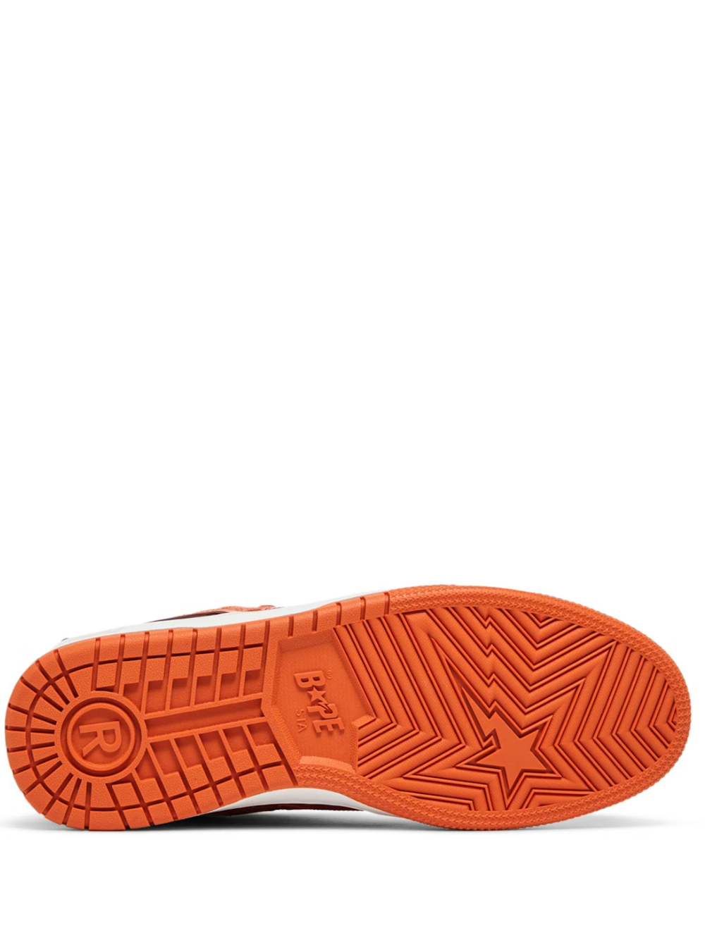Bathing Ape Bape SK8 Sta Orange Brown