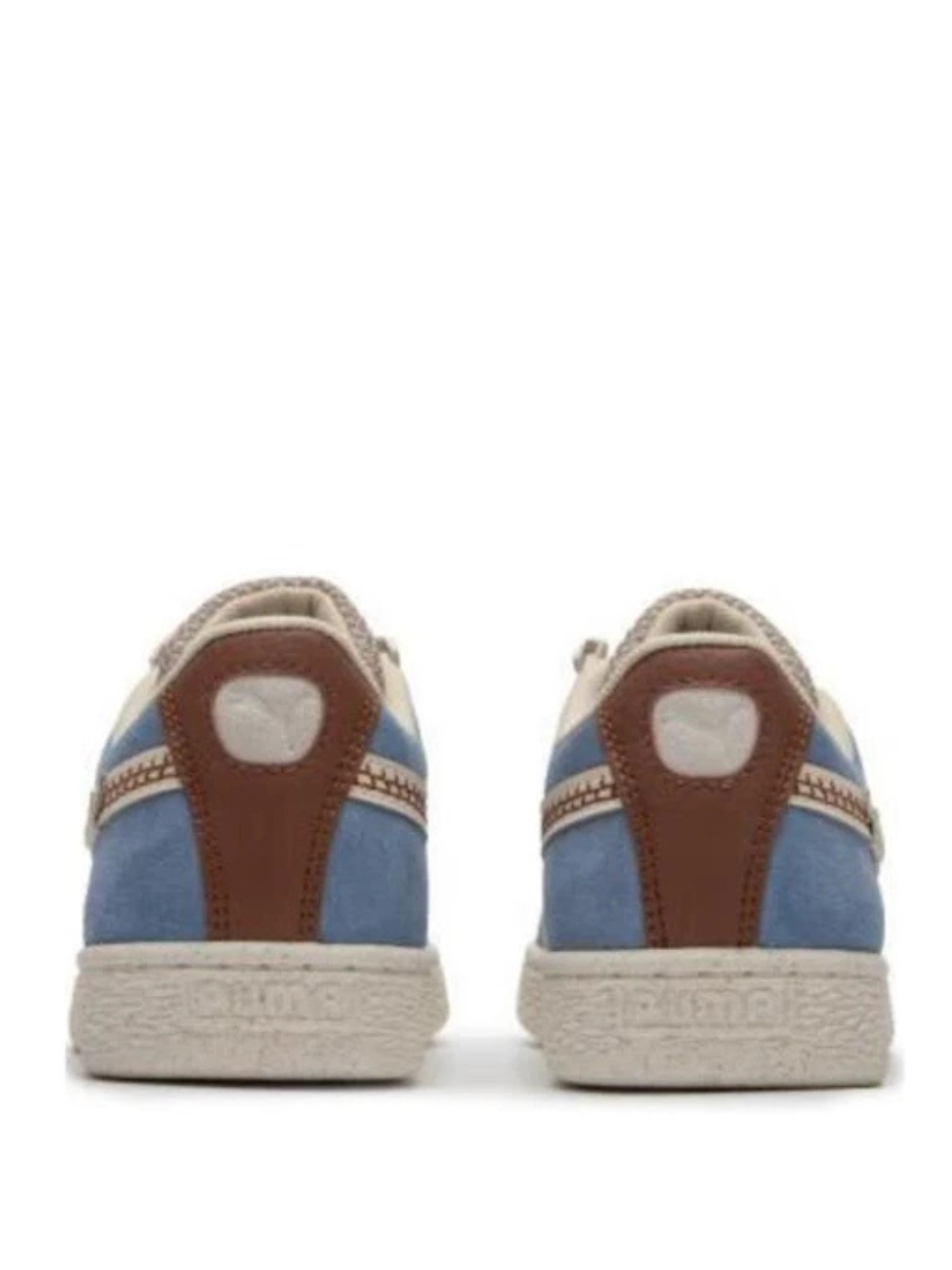 Pumaa suede expedition sneakermen zen blue brown mushroom