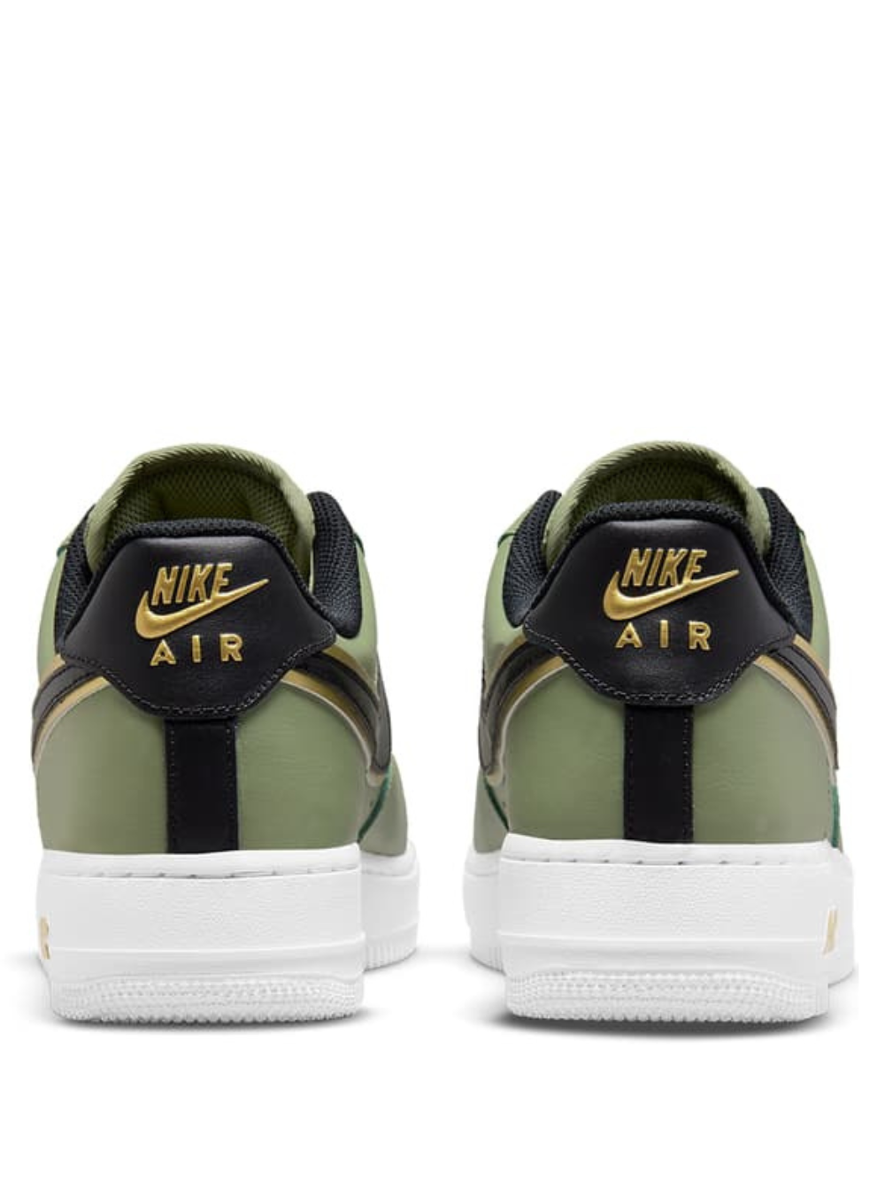 airforce 1 low 07 olive green gold mini swoosh