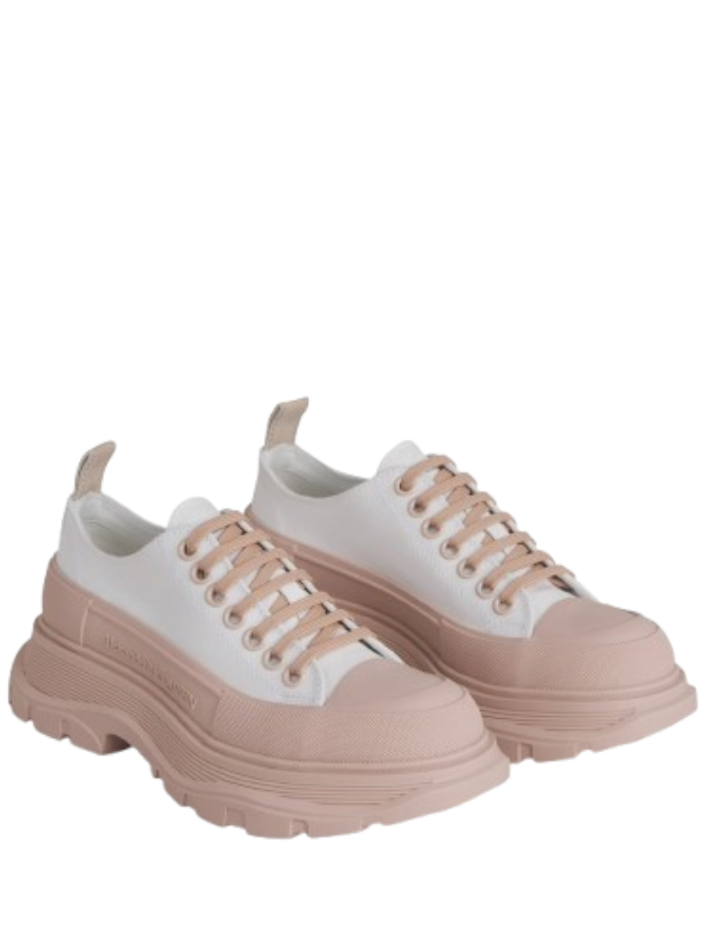 Alexander McQueen Tread Slick Low White peach