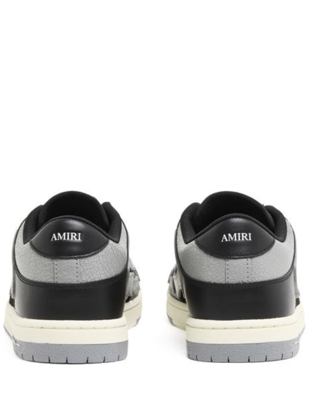 amiri.. skeleton low black grey sneaker