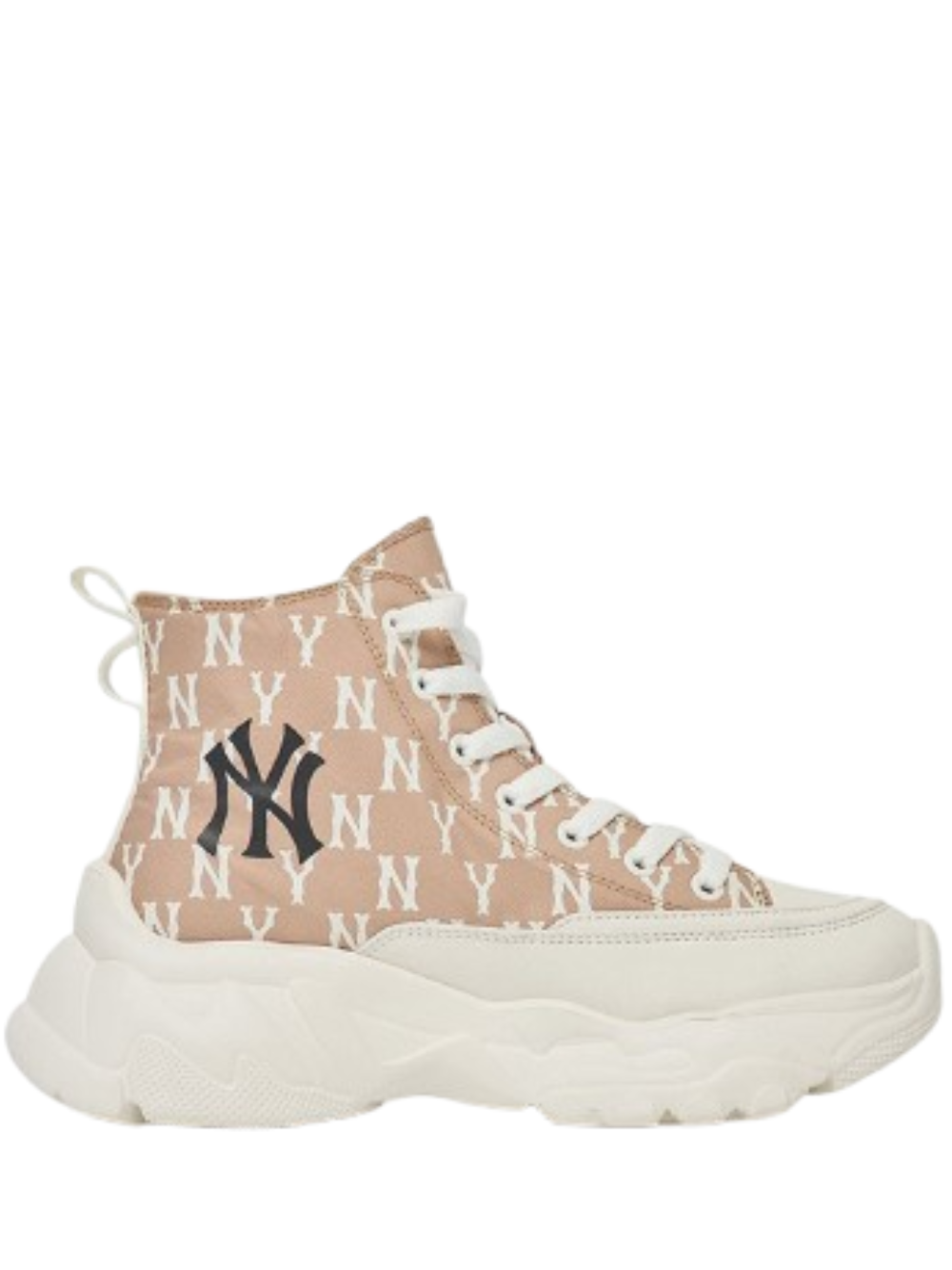 MLB CHUNKY High New York Yankees platform Round Toe Rubber Sole