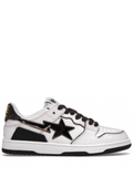 Bathing Ape Bape SK8 Sta White Silver