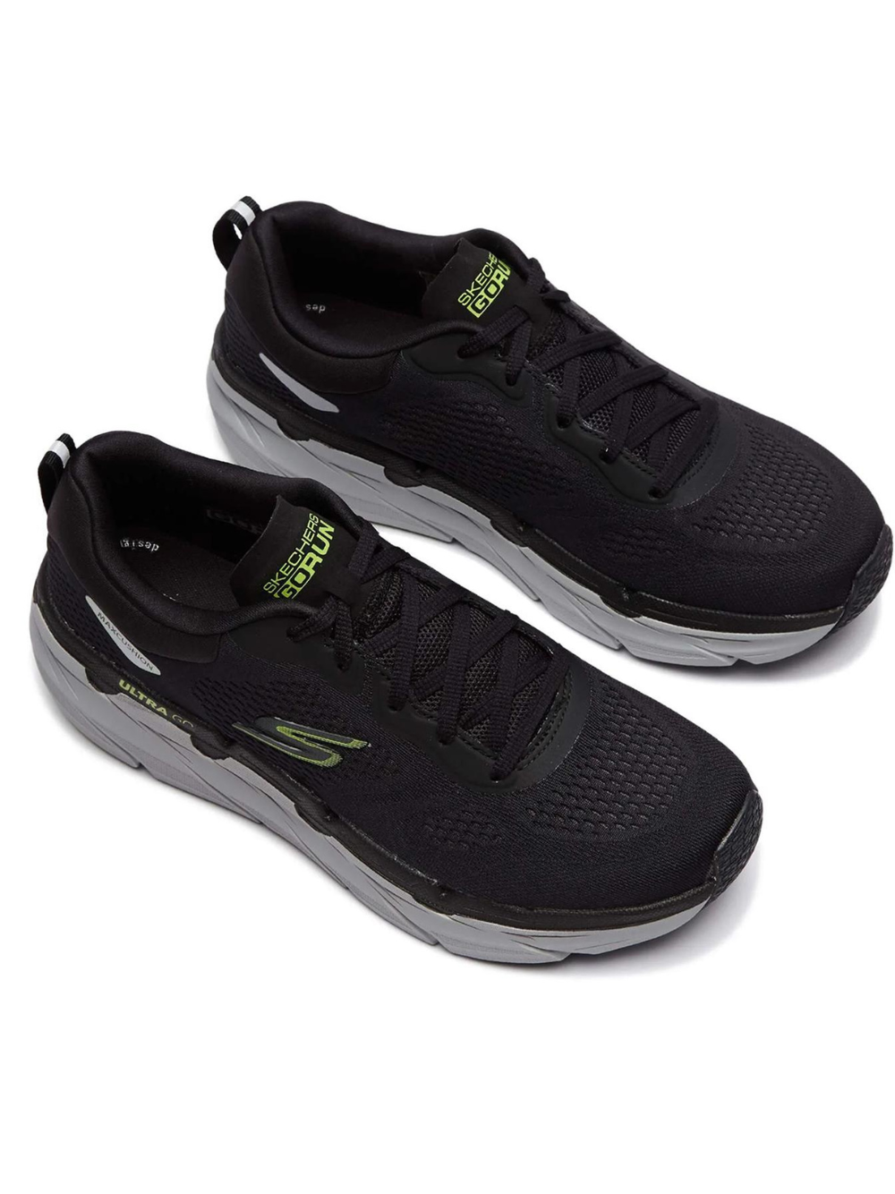 Skecherss Go Run Maxcushion Black White Gray