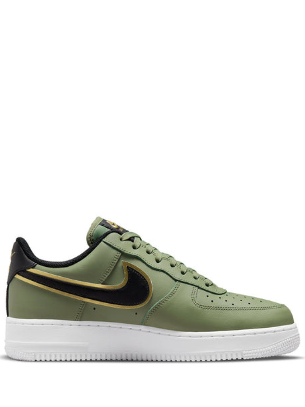 airforce 1 low 07 olive green gold mini swoosh