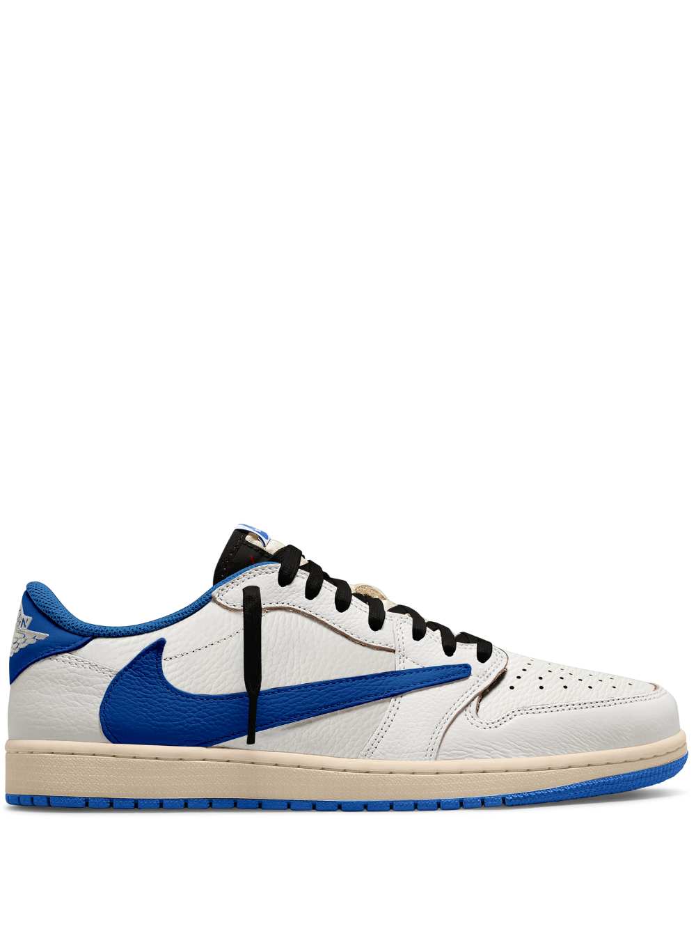 Nikee Air Jordan Retro 1 X Travis Scott Fragment Heat Of White Semi Ua quality with Og box