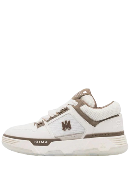 amirii. ma2 low top white brown sneakers