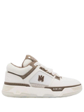 amirii. ma2 low top white brown sneakers