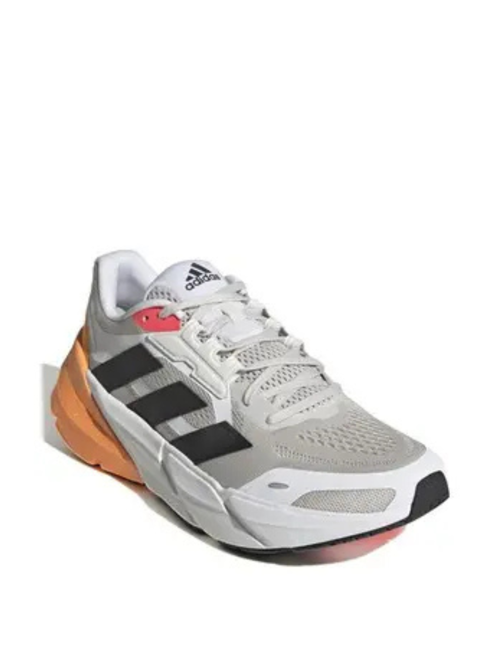 adistar running grey one carbon flash orange