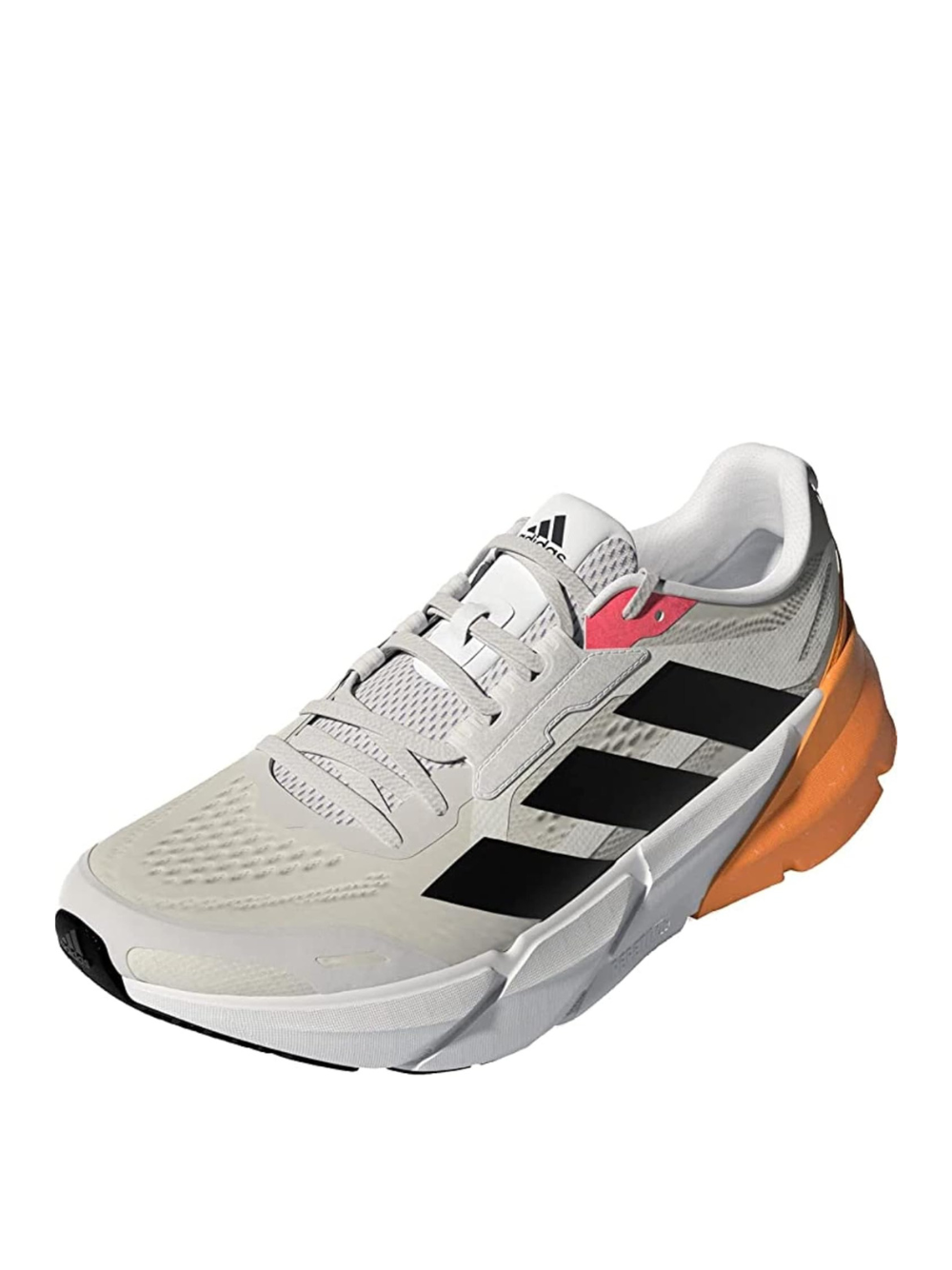 adistar running grey one carbon flash orange